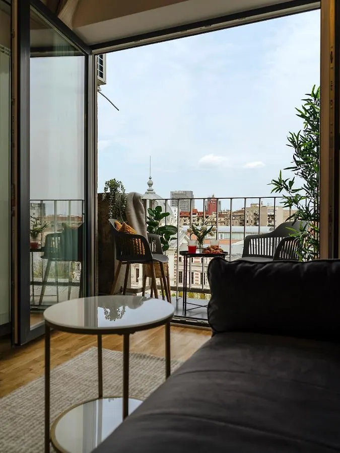 Apartment Sunny 2Br Flat - Top Location - Amazing Balcony Bucharest Romania