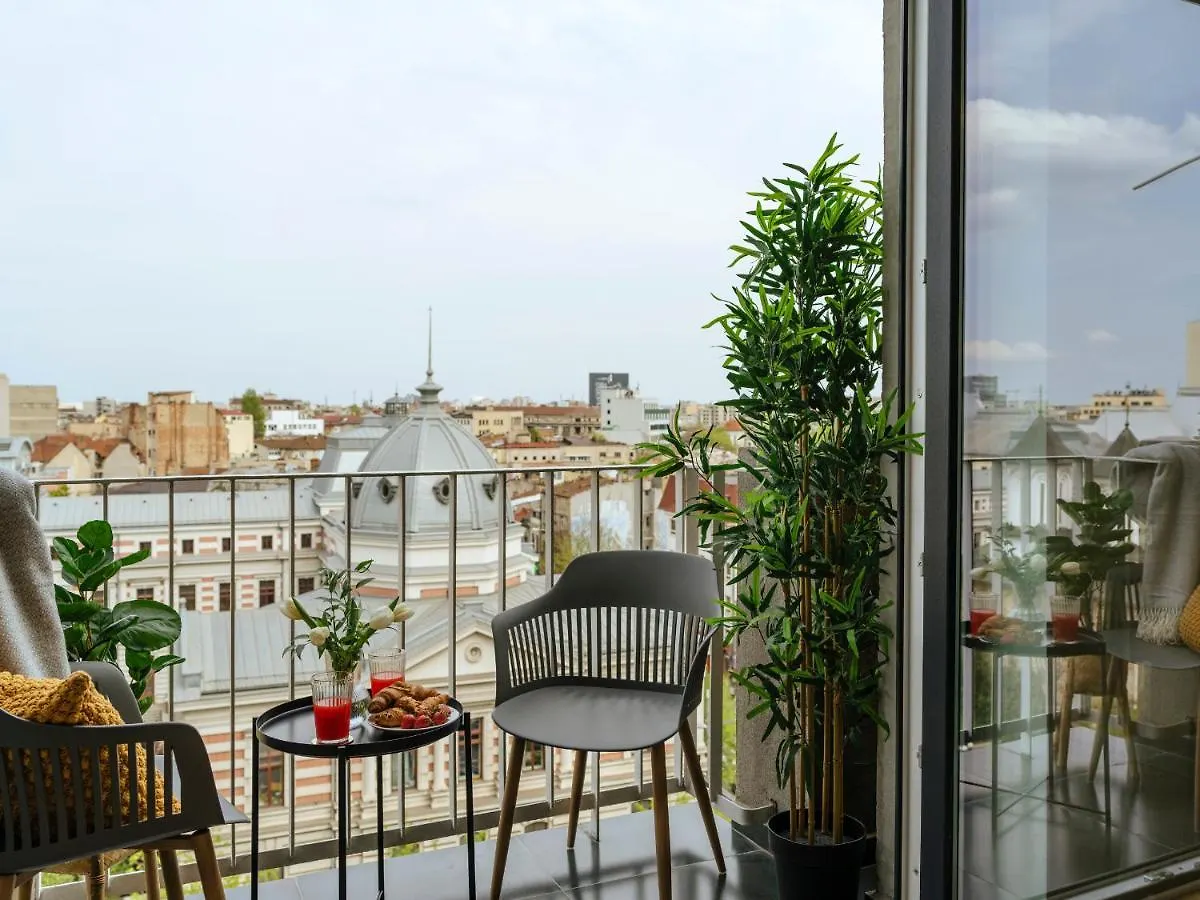 Apartment Sunny 2Br Flat - Top Location - Amazing Balcony Bucharest Romania